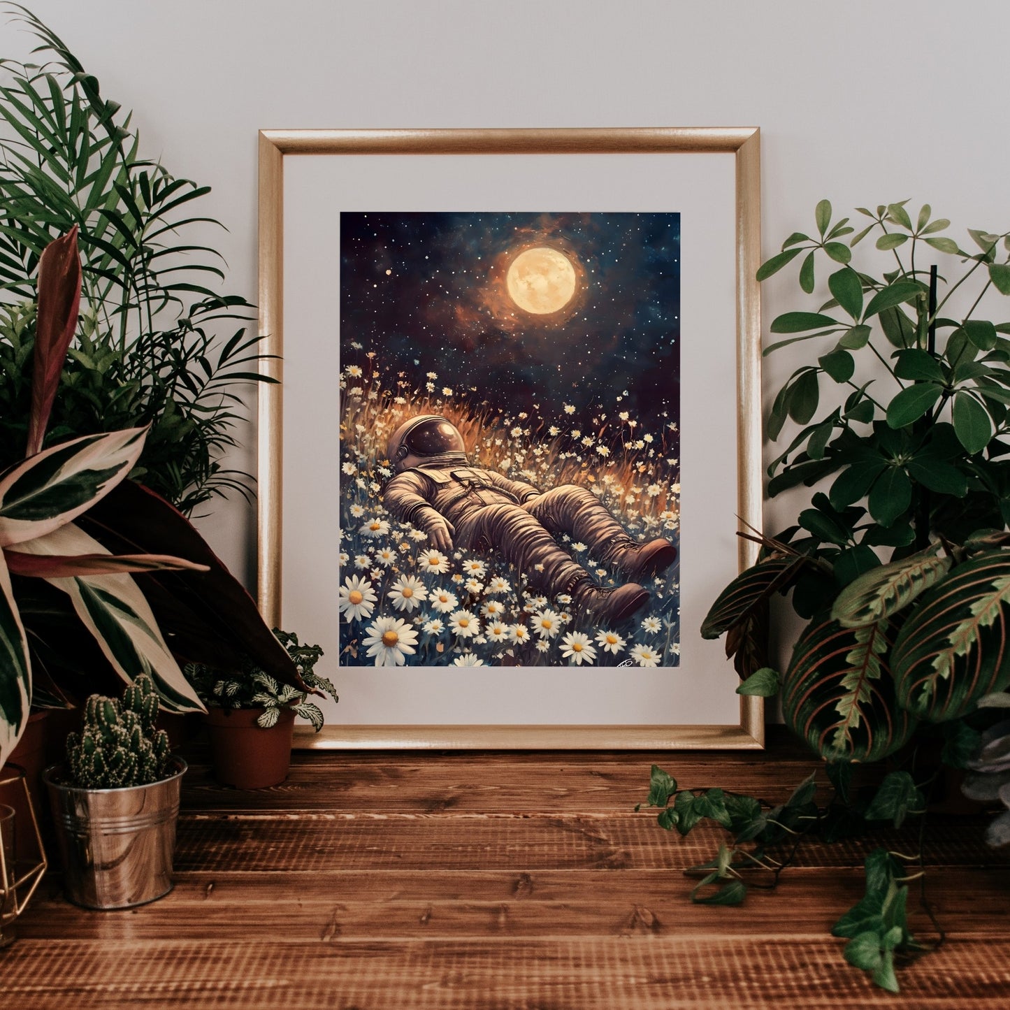 Lunar Dreams in a Daisied Field
