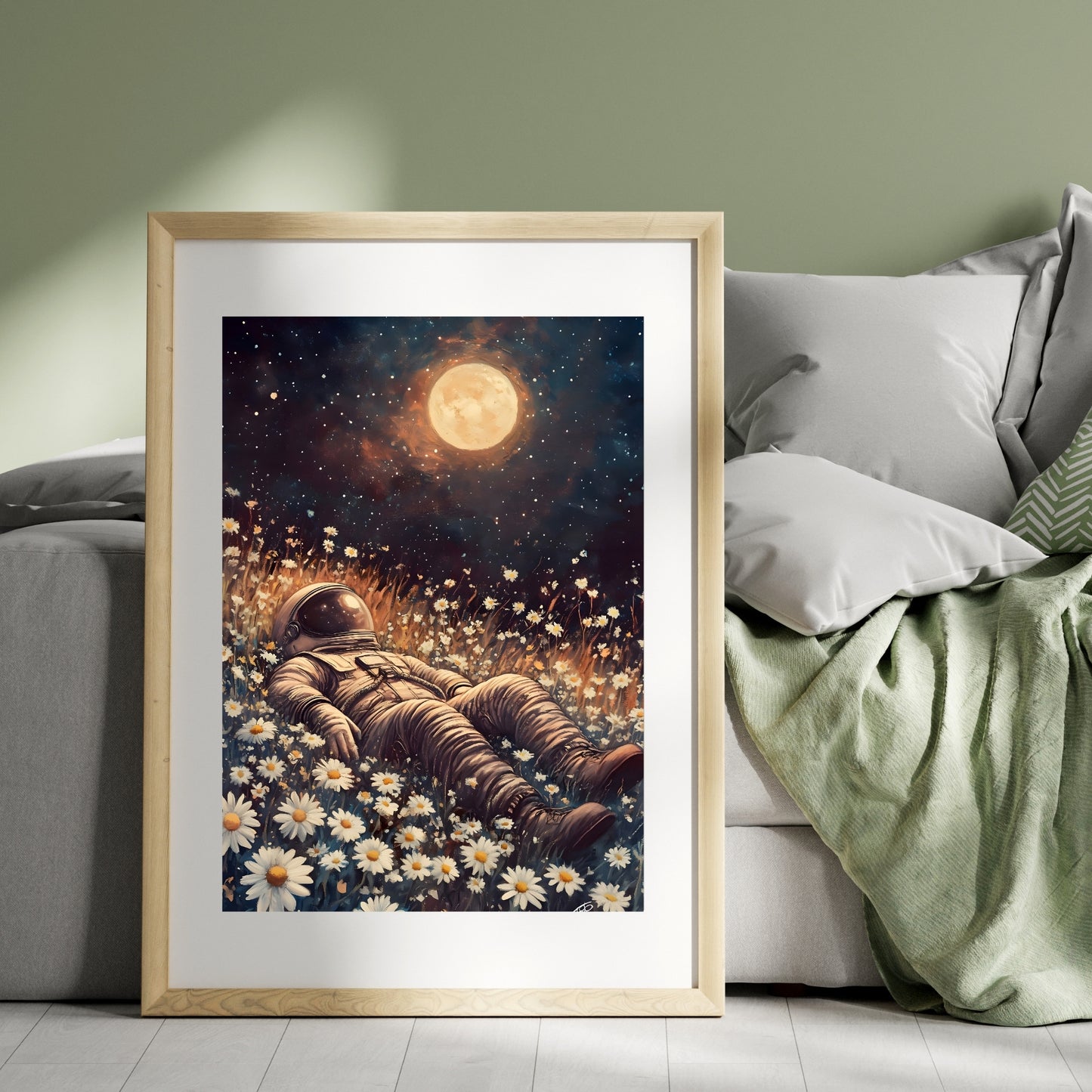 Lunar Dreams in a Daisied Field