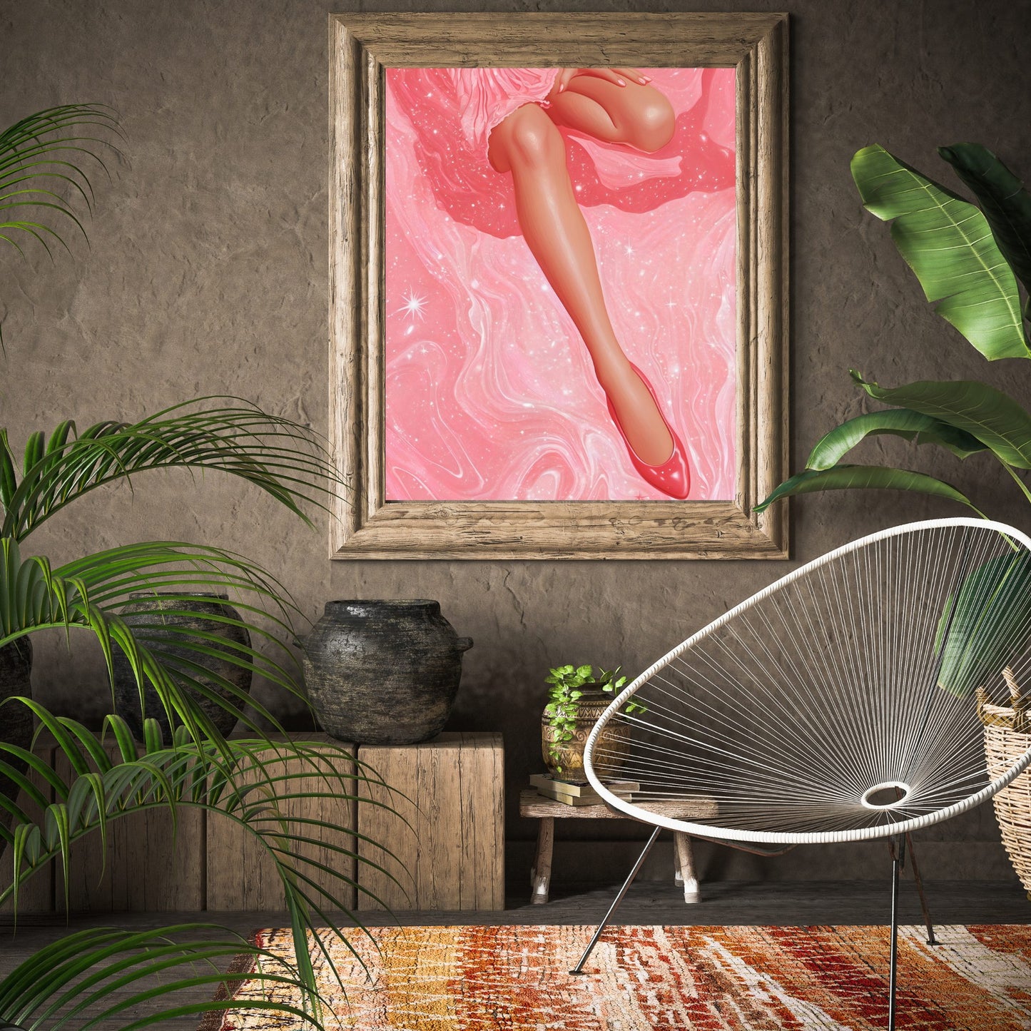 Cotton Candy Steps – Dreamlike Retro Aesthetic