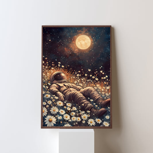 Lunar Dreams in a Daisied Field
