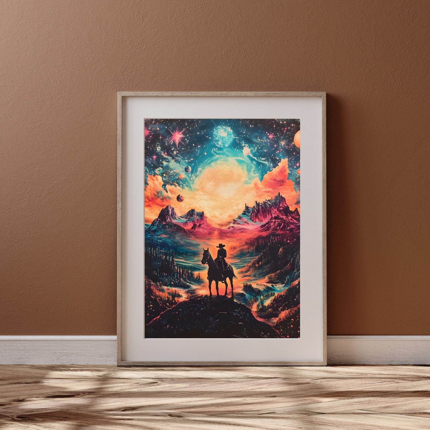 Cosmic Rider: Journey Through the Celestial Wilds
