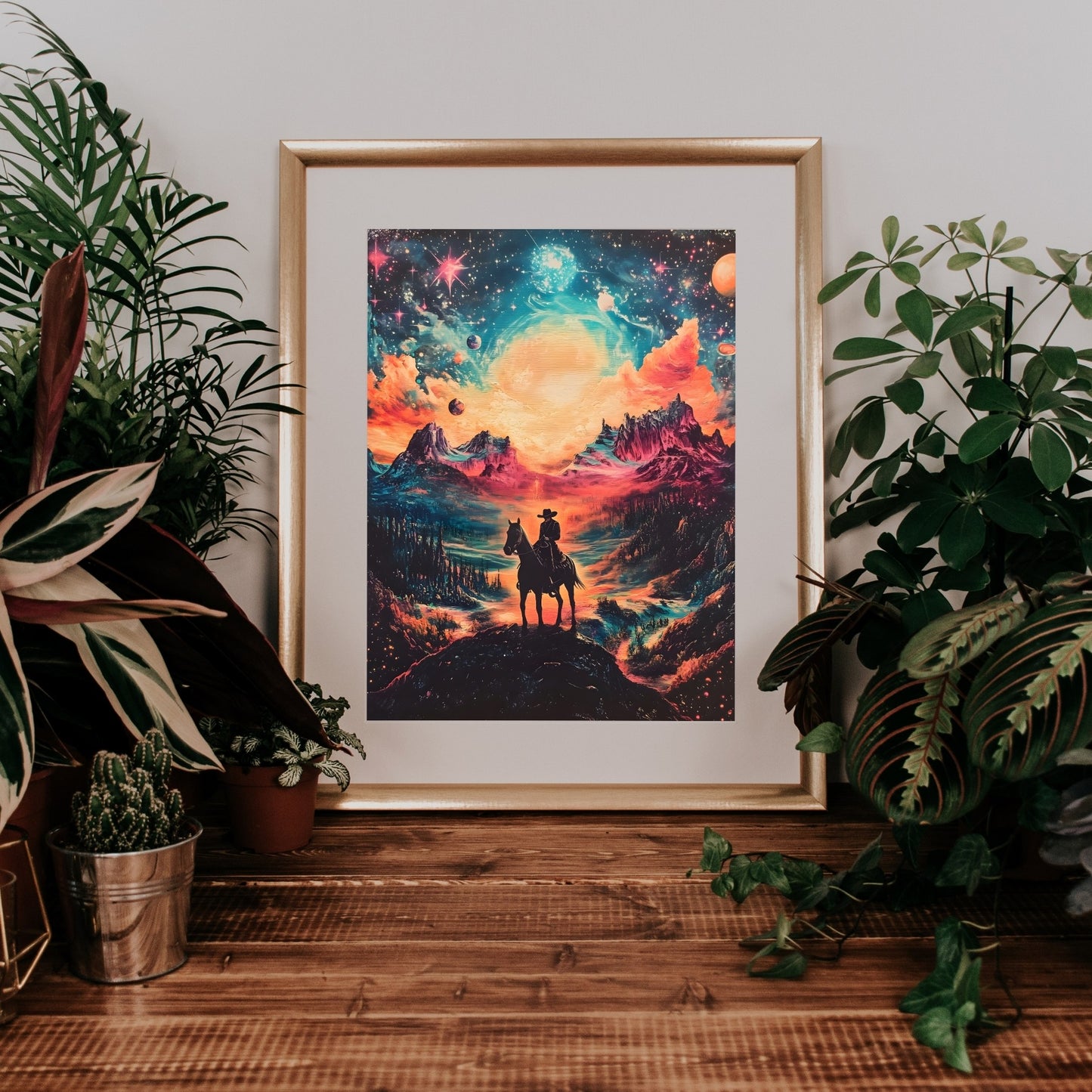 Cosmic Rider: Journey Through the Celestial Wilds