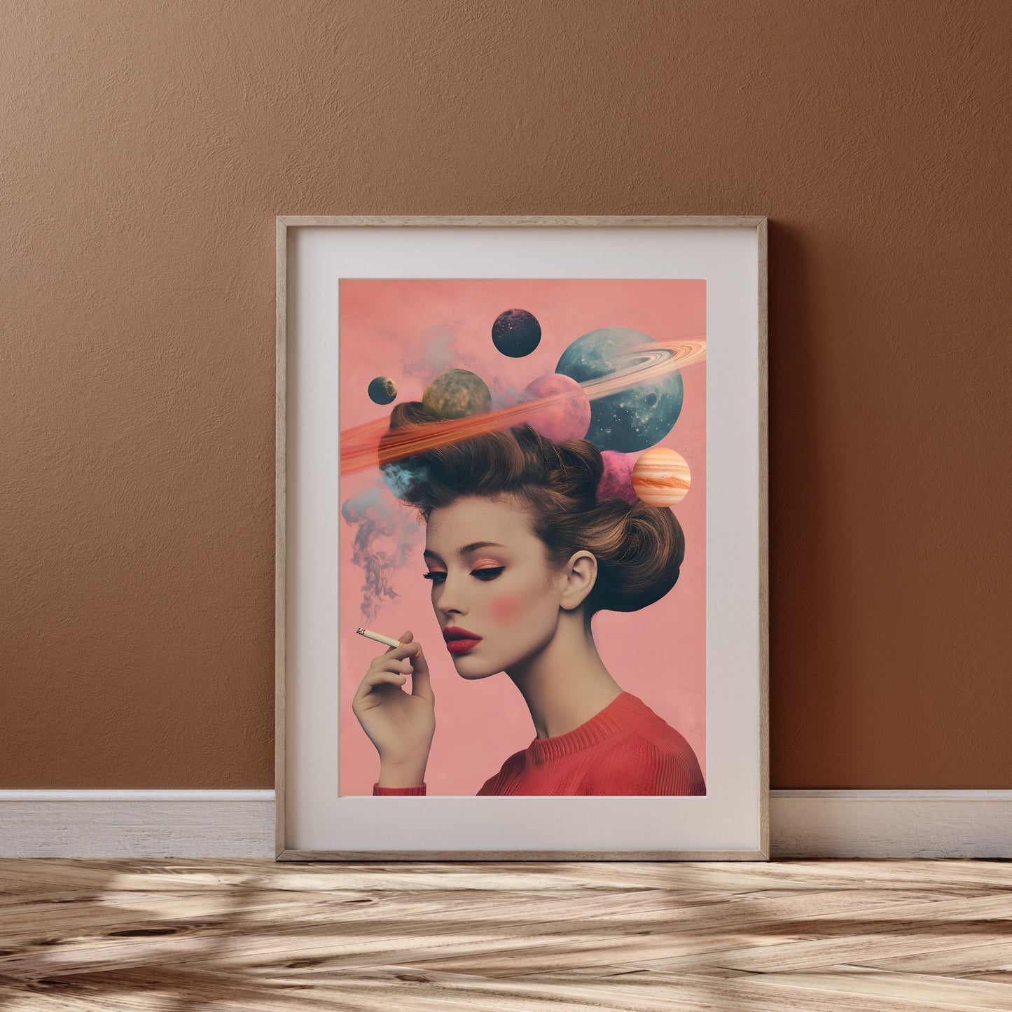 Cosmic Reverie - Retro Art Poster
