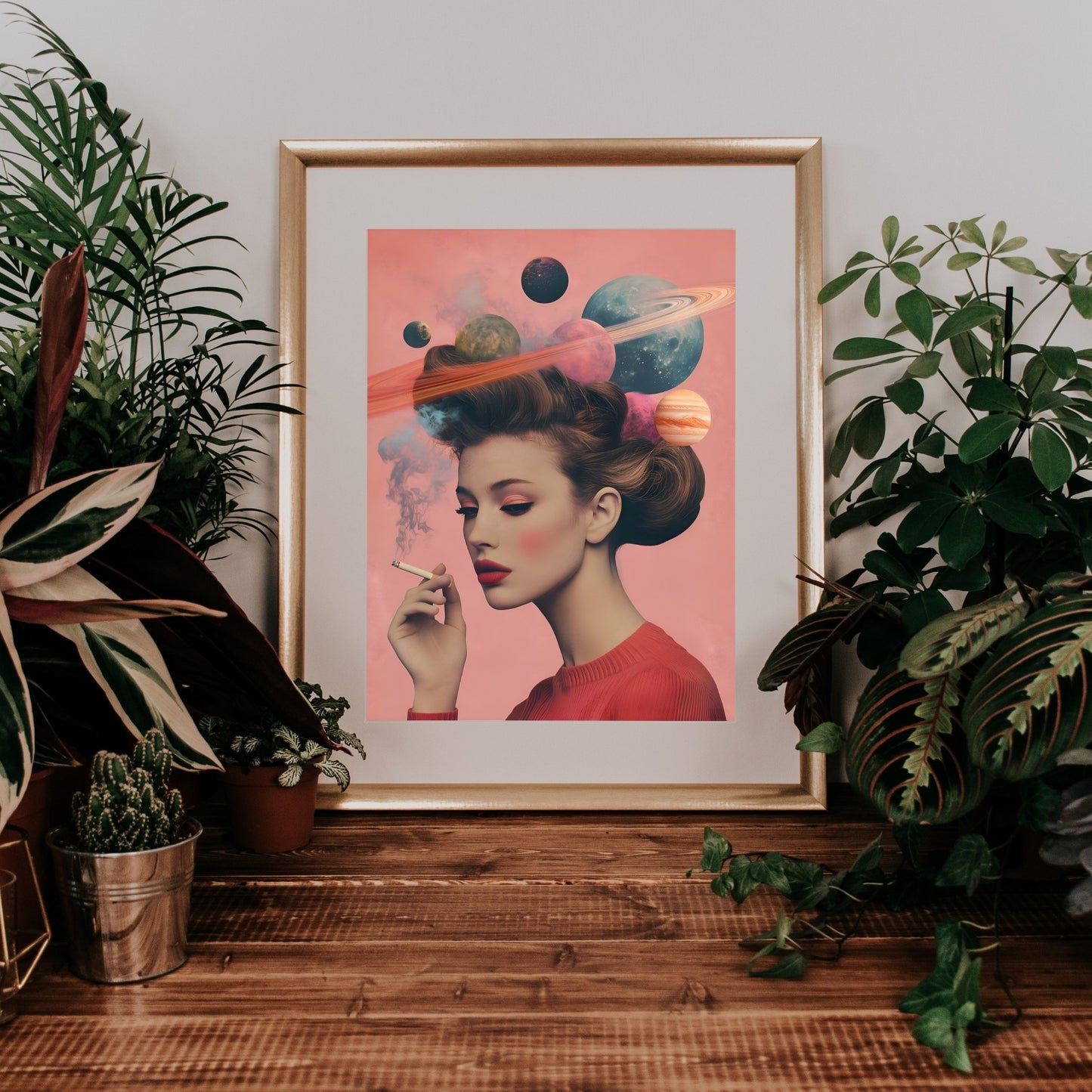 Cosmic Reverie - Retro Art Poster