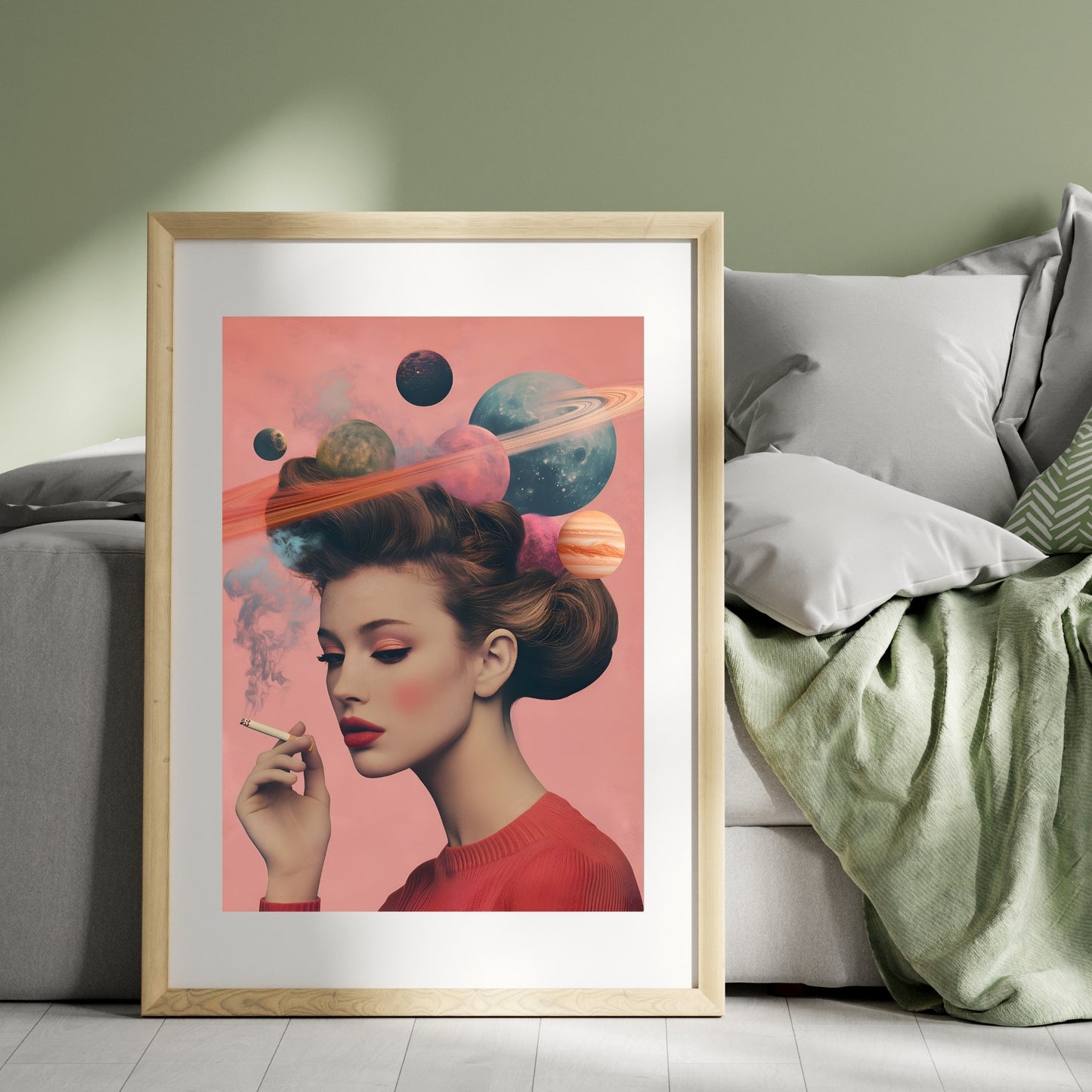 Cosmic Reverie - Retro Art Poster