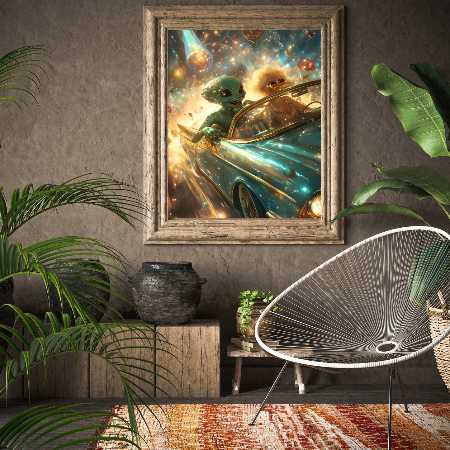 Cosmic Joyride: A Stellar Escape Through the Universe